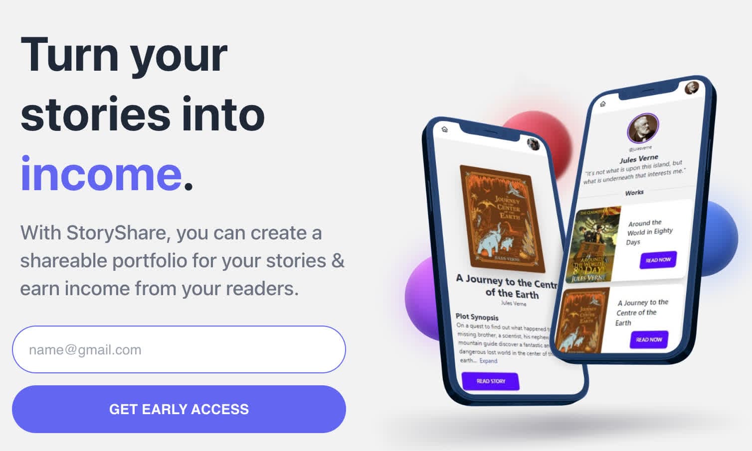 A platform for authors to sell their stories